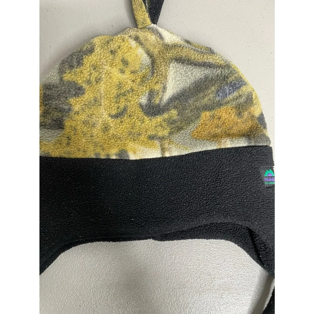 Kids Toddler Baby Fleece Camo Earflap Beanie Hat Black Green Camouflage Outdoor